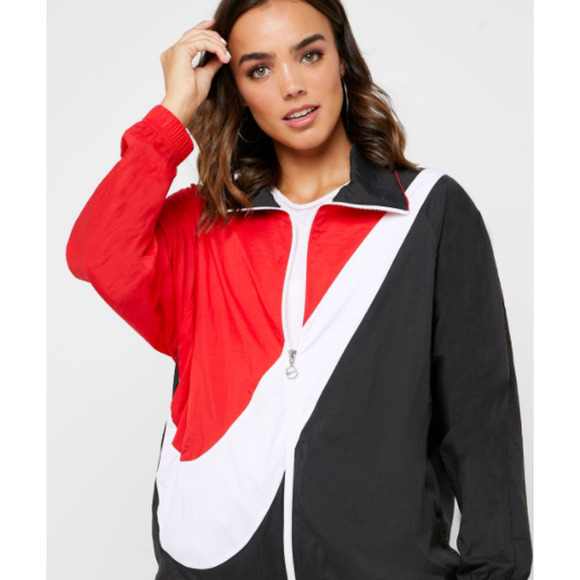 woven swoosh jacket nike sportswear